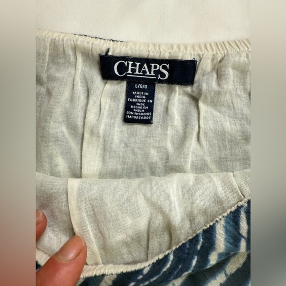 Chaps Blue Floral Maxi Skirt - Picture 12 of 15